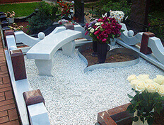 Укладка мраморной крошки